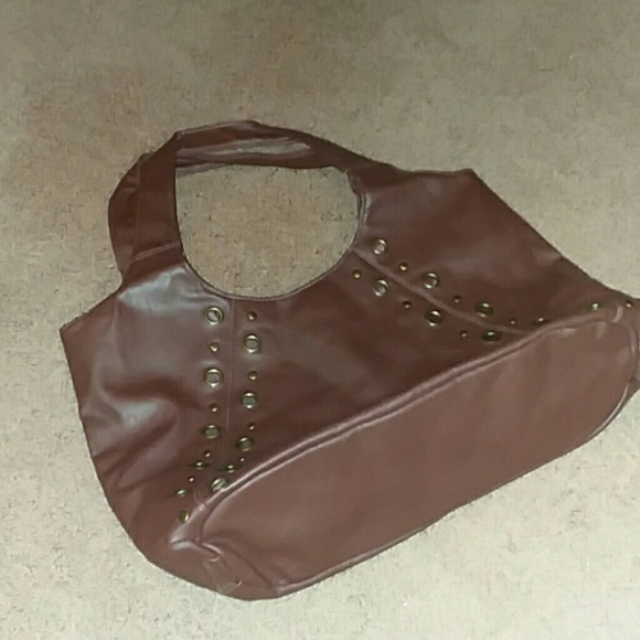 Nwot brown faux leather large purse! - Picture 6 of 7