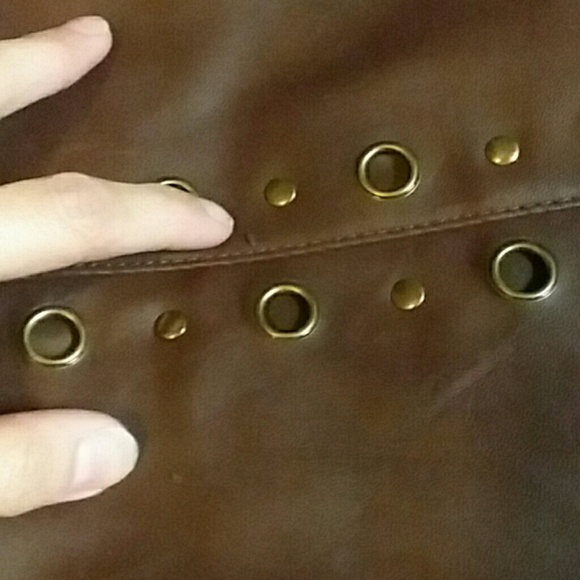 Nwot brown faux leather large purse! - Picture 7 of 7