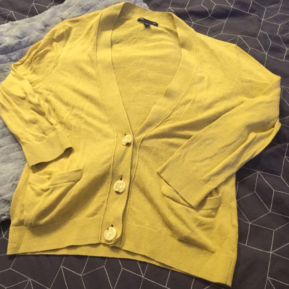 Mustard Yellow cardigan