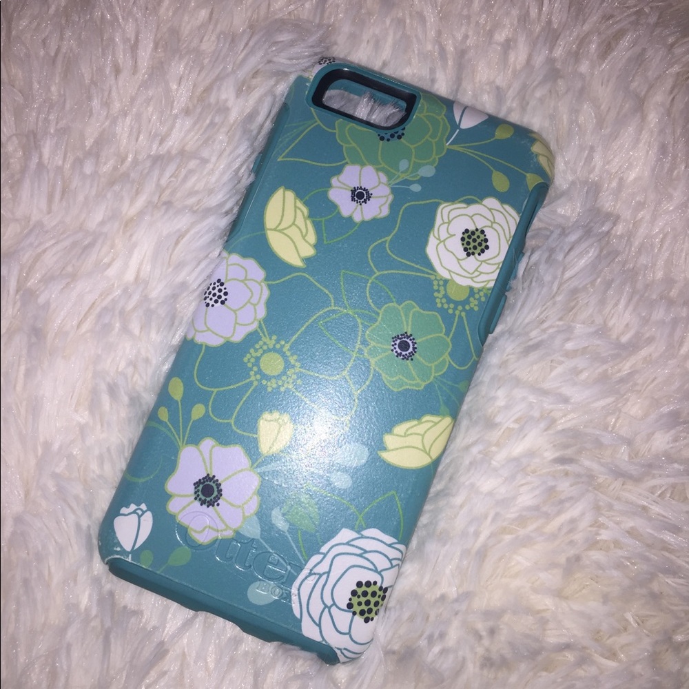 iPhone 6/6s Otterbox Flower Case Blue