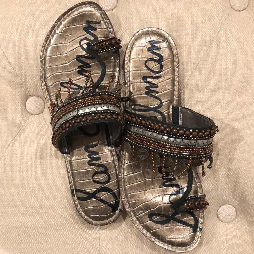 Sam Edelman Garcelle Beaded Sandal Size 7.5