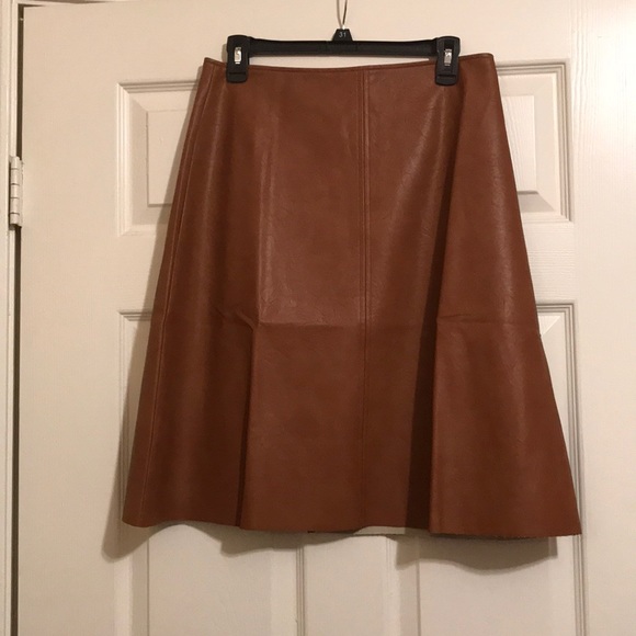 JustFab Dresses & Skirts - Faux leather midi skirt