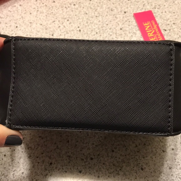 👜NEW Catherine Malandrino Black crossbody bag - Picture 8 of 9