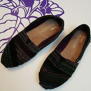 Toms woven slip-ons