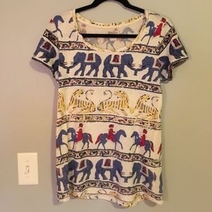 Lucky Brand - Casual elephant tee - Size M