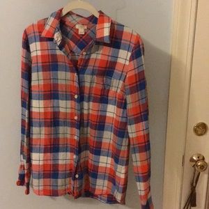 J Crew flannel shirt