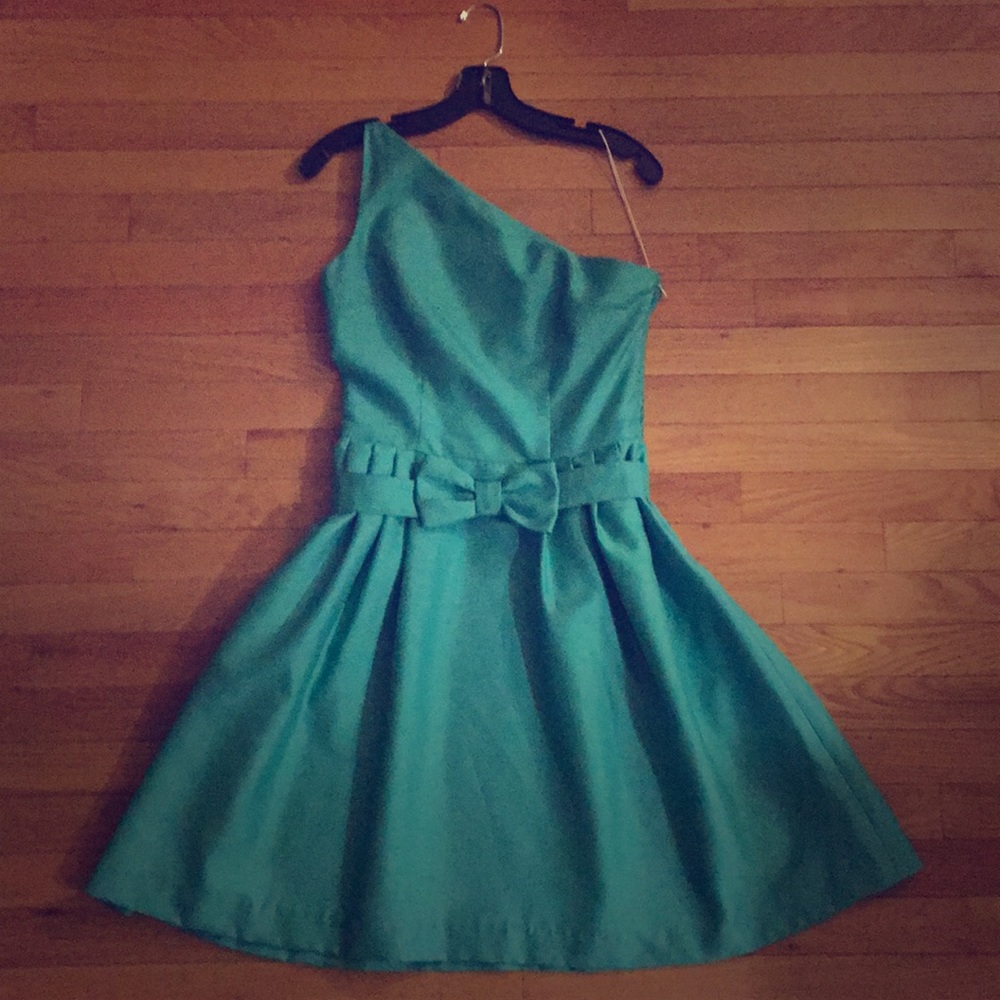 NWT Lotus Grace Jade one shoulder dress