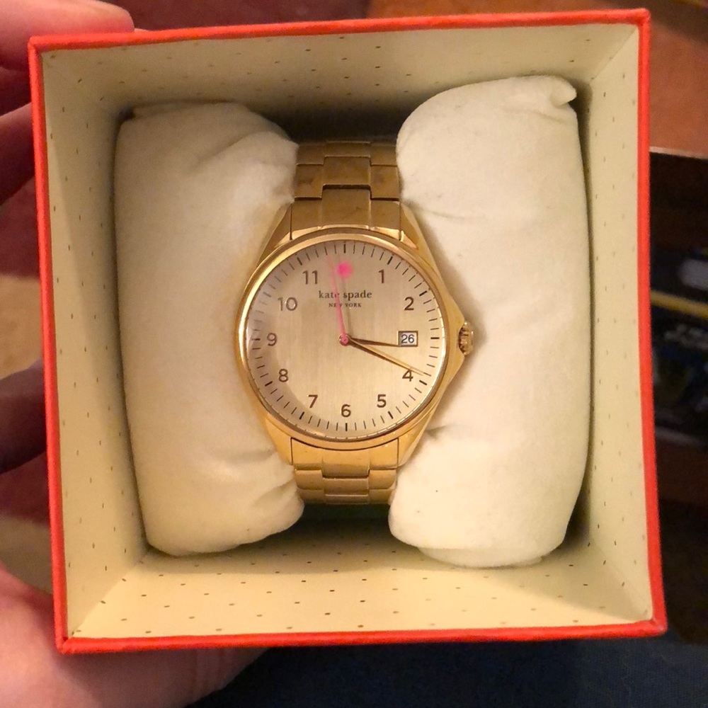 Gold Kate Spade watch