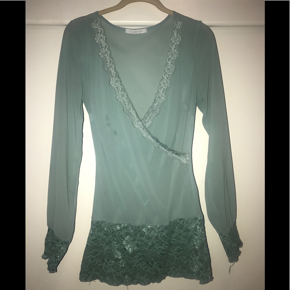 Beautiful light mint top!