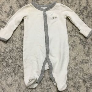 Soft Sheep Grey and White Footsie