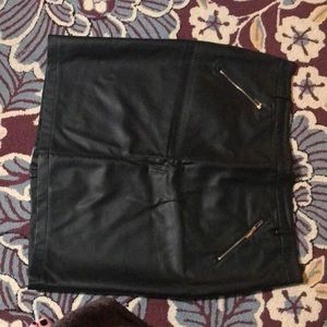 Pleather skirt