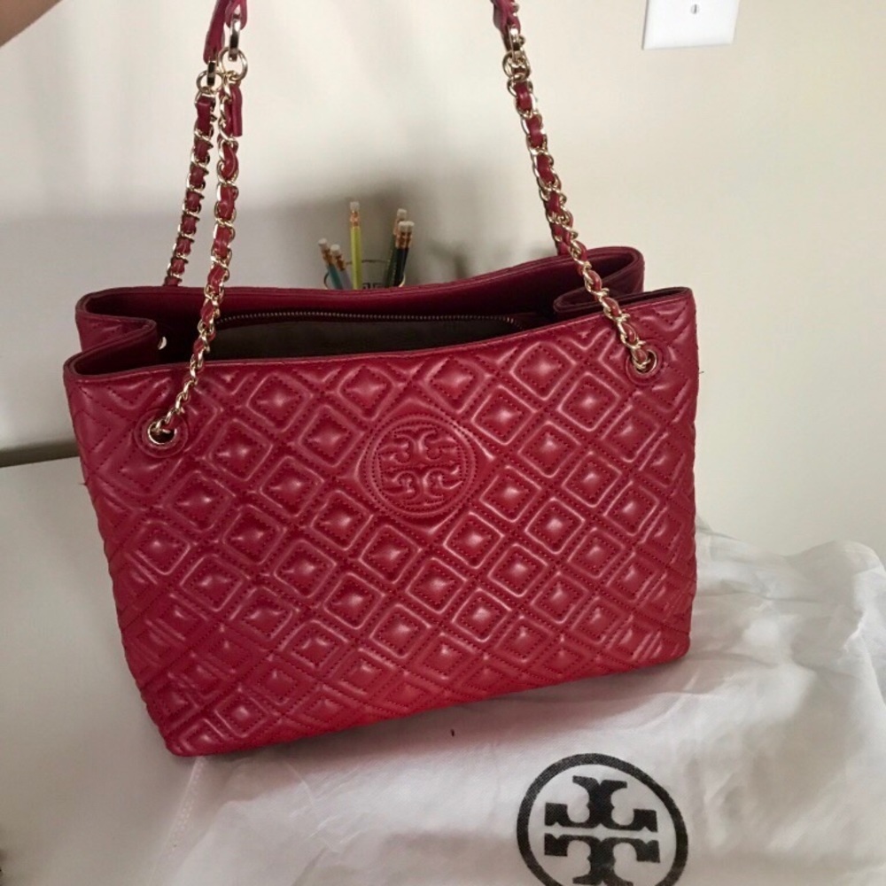 TB quilted purse