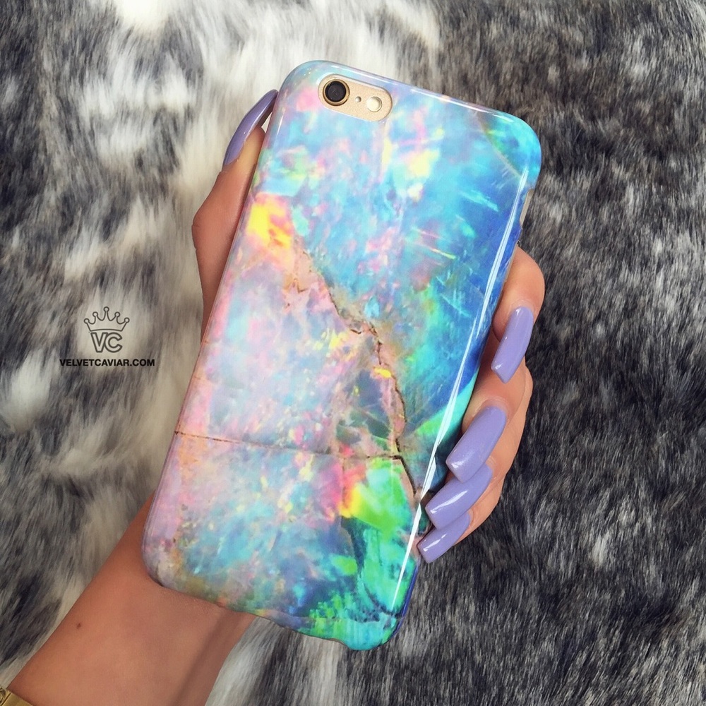 Blue Opal Case for iPhone 8 Plus / iPhone 7 plus