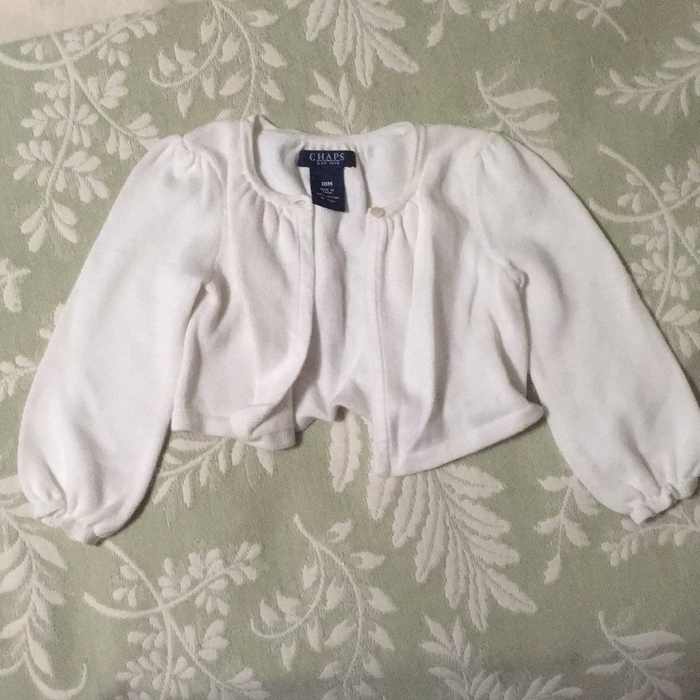 Cropped ivory sweater