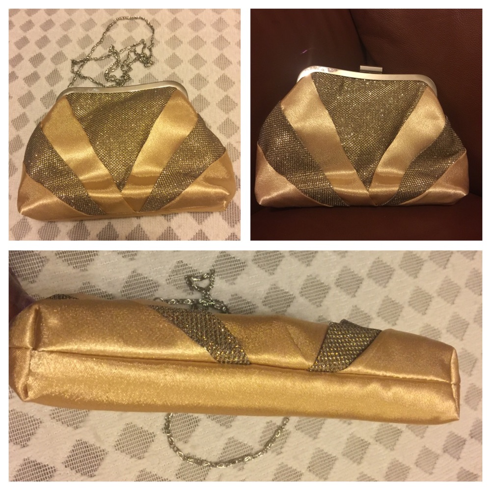 Charming Gold Clutch
