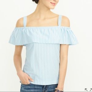 J. Crew off the shoulder top NWT