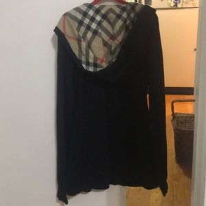 Long sleeve hooded Burberry shirt