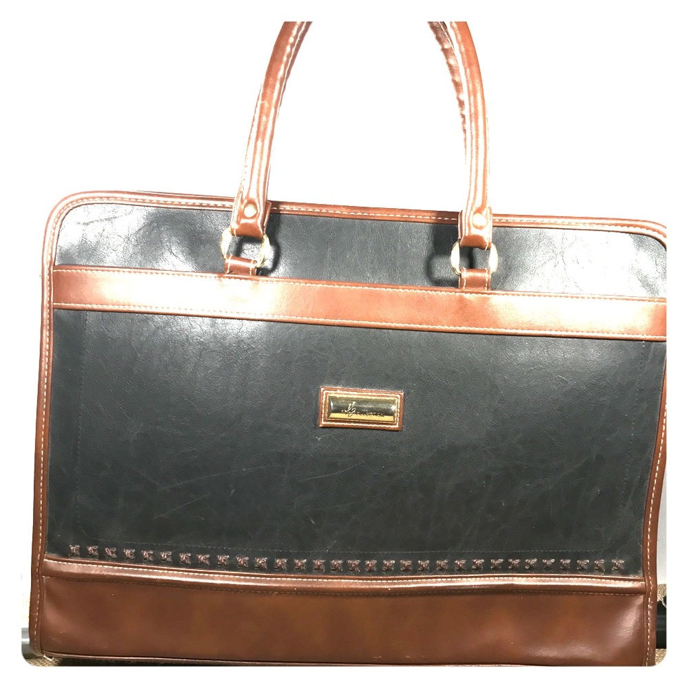 Kathie Lee Collection Leather Breifcase
