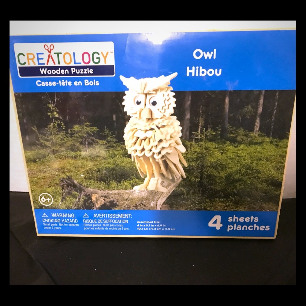 Creatology Wooden Owl Puzzle