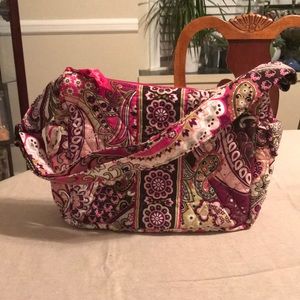 Vera Bradley “Very Berry Paisley” Lunch Tote