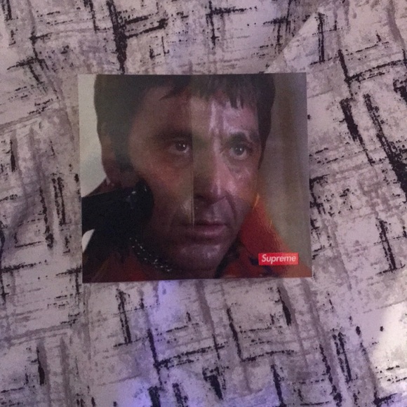 supreme scarface sticker