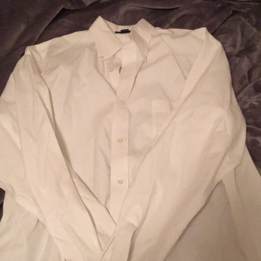 White land end dress shirt