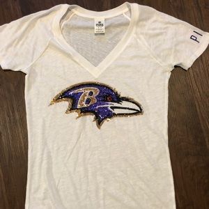 Baltimore Ravens Pink t shirt