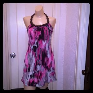 Summer Tie dye halter dress