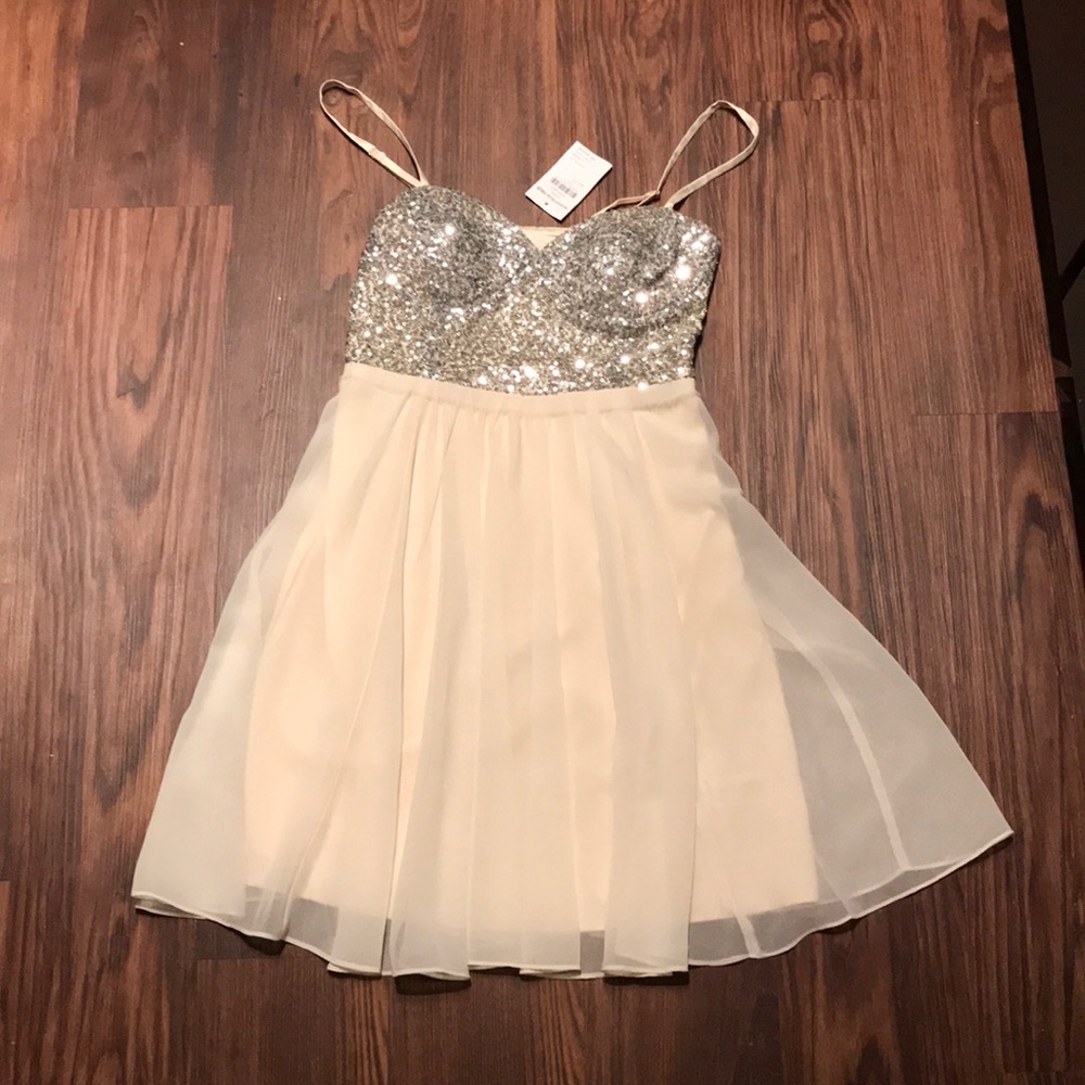 NWT En Créme Sparkle Dress