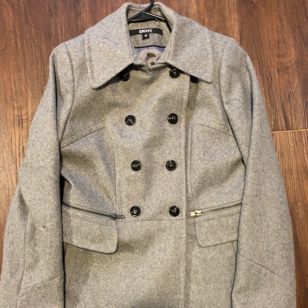DKNY pea coat