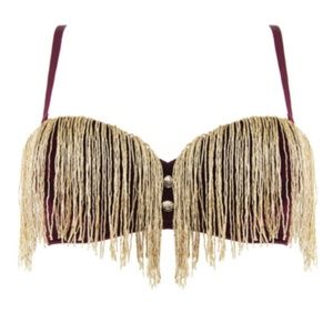 Peek & Beau Intimates & Sleepwear - MAJOR VELVET TASSLE BRA Peek & Beau Intimates & Sleepwear - MAJOR VELVET TASSLE BRA