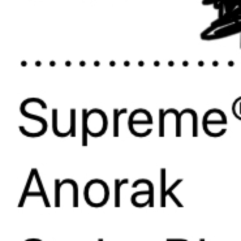 Supreme Independent Nylon Anorak size Medium