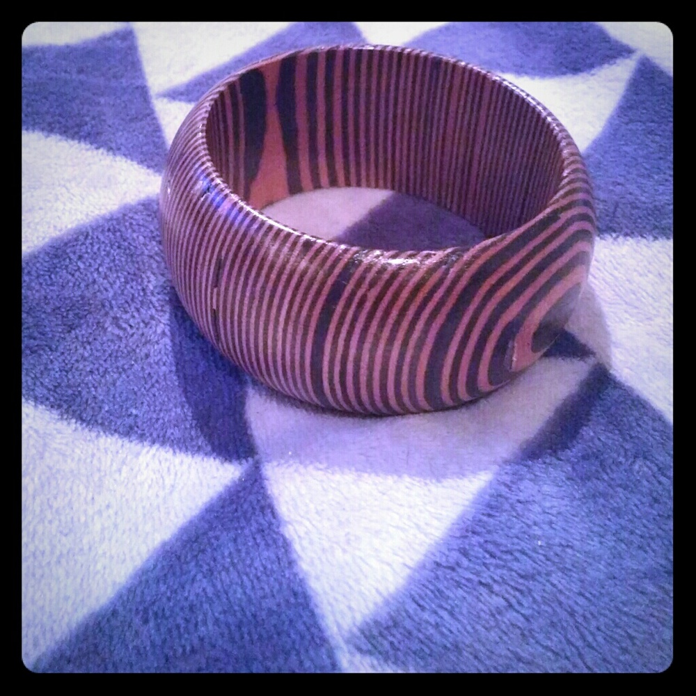 Chunky Wooden Bracelet