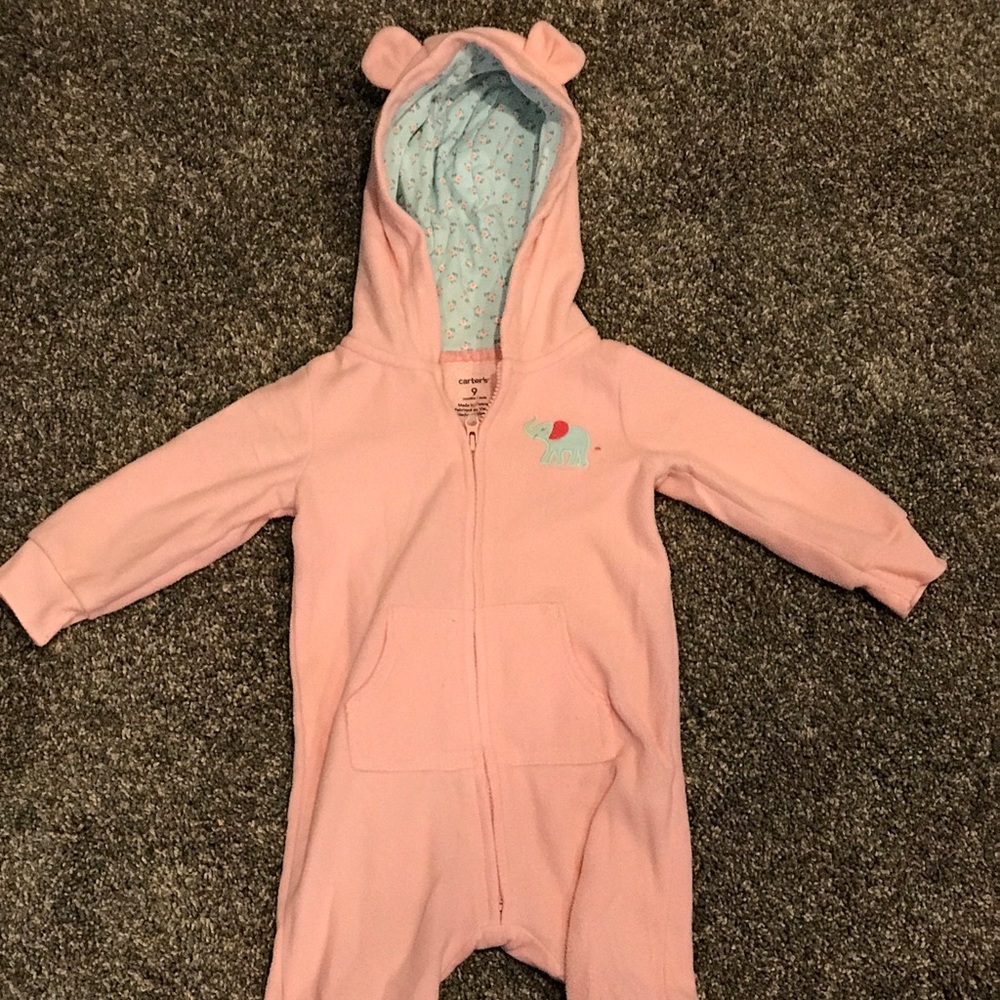 Carter's fleece jumpsuit