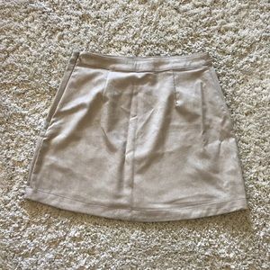 Abercrombie & Fitch Suede-Like Skirt