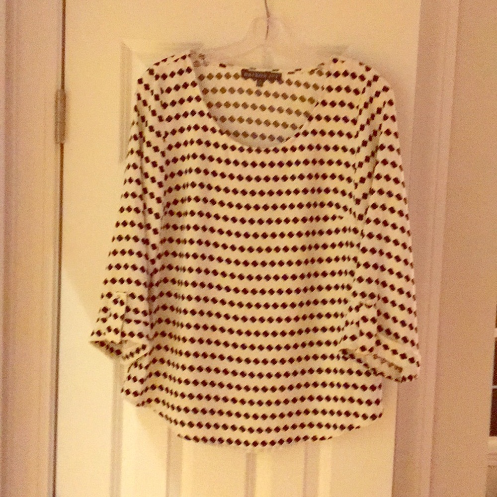 Brixon Ivy Black and White  Blouse
