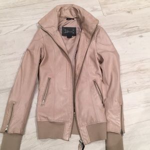 Mackage lambskin leather jacket