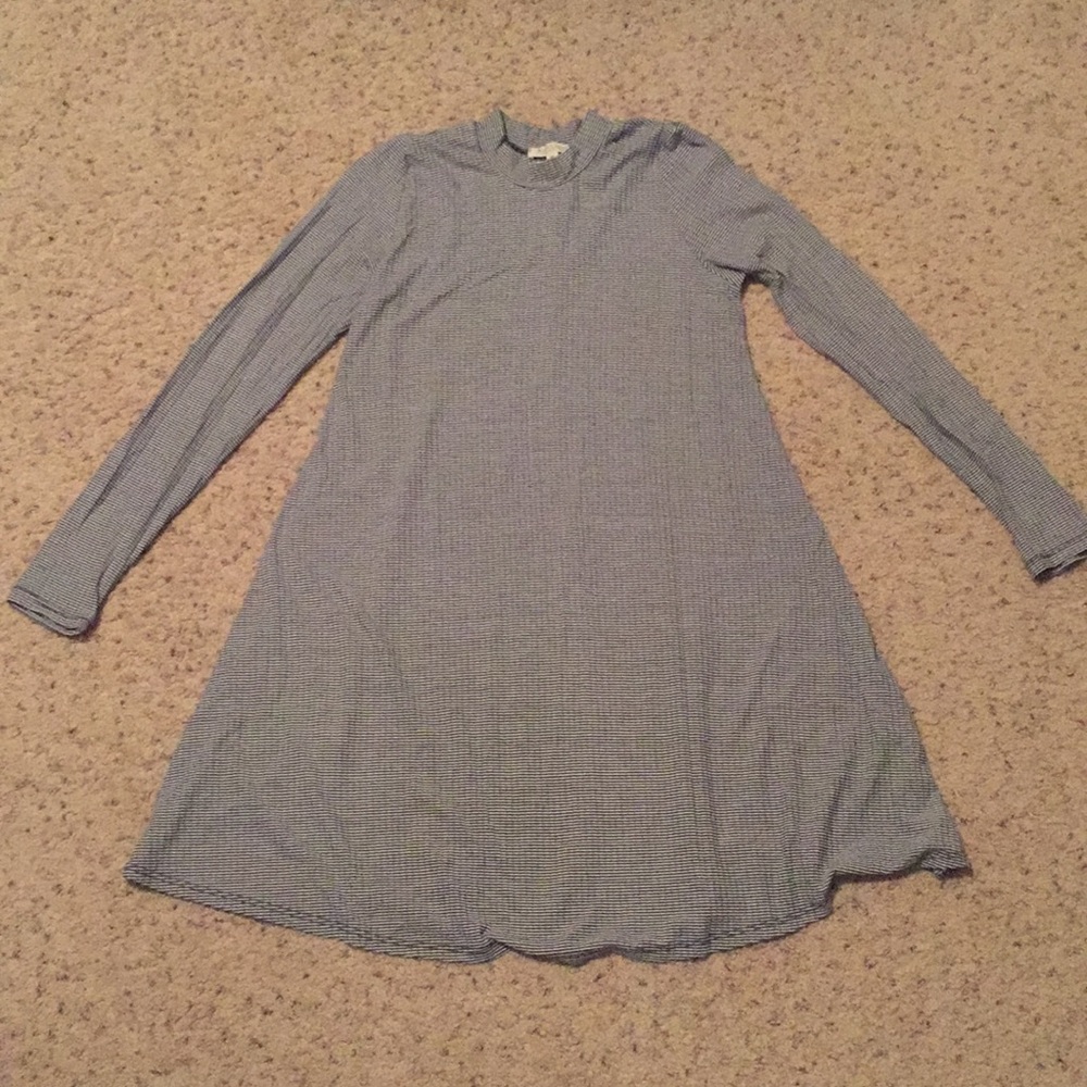 Striped long sleeve dress