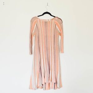 Anthropologie striped midi dress!