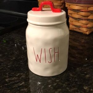 Rae Dunn Wish Christmas Canister