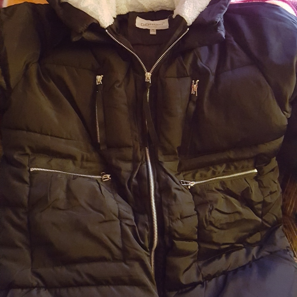 Suncolor 8 Women's Plus Size Military Warm HoodCoa