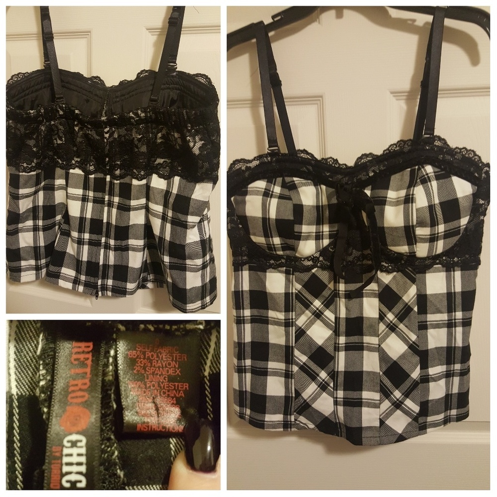 Retro Chic by Torrid Corset style top