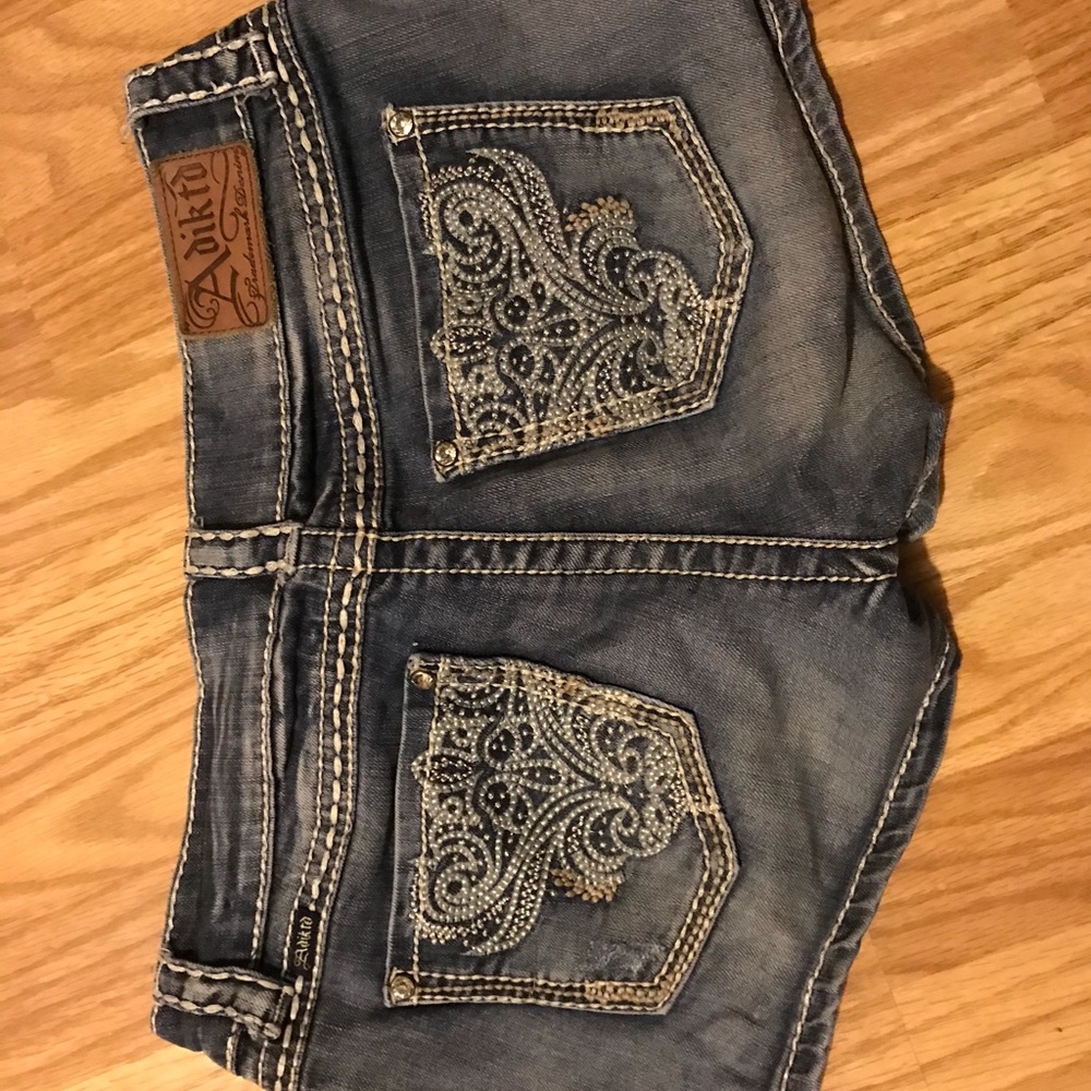 Denim shorts