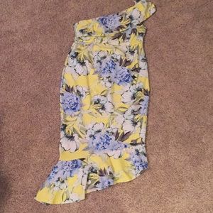 ASOS Maternity one shoulder dress