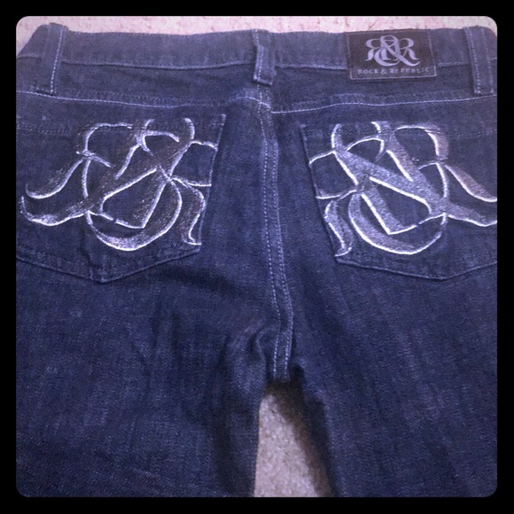 Rock & Republic boot cut dark wash jeans - Picture 1 of 3