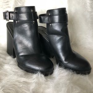 Forever 21 open back booties