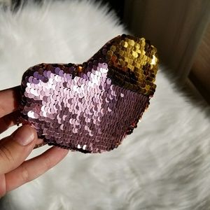 Heart Mermaid Sequin Coin Purse