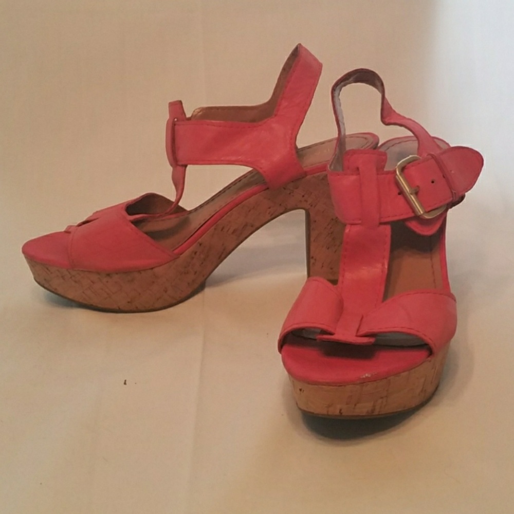 Franco Sarto Leather Sandals Sz 9.5