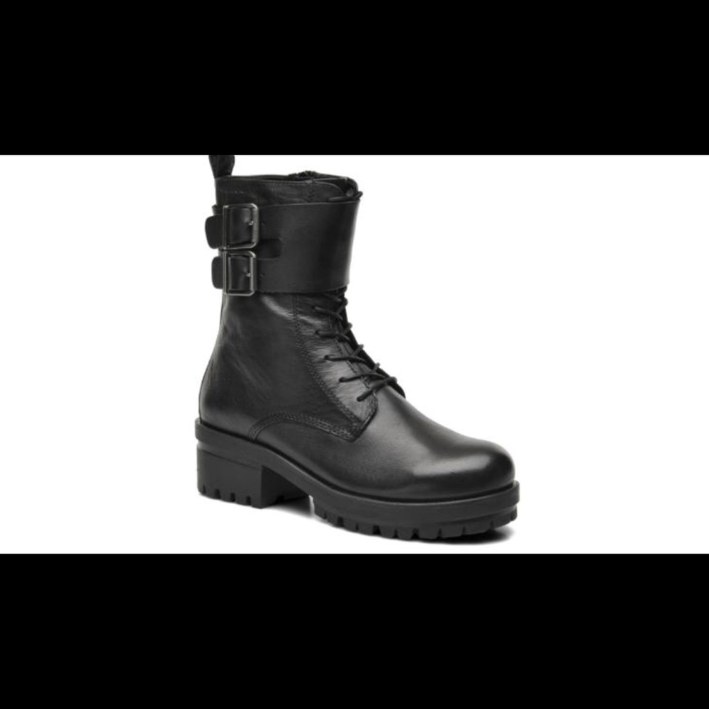 Vagabond Kayla Buckle Combat boots EU 38 UK5 US8