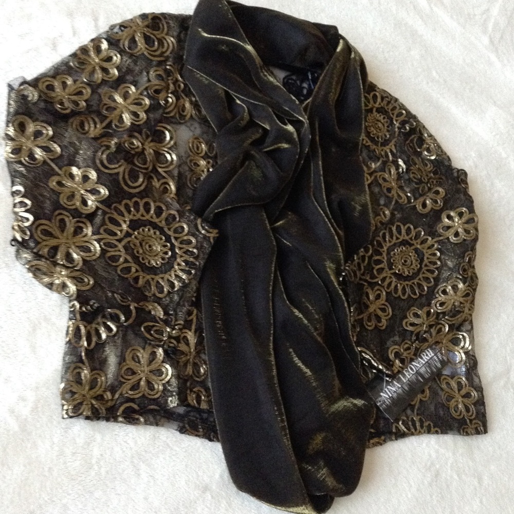 Nina Leonard Cropped jacket